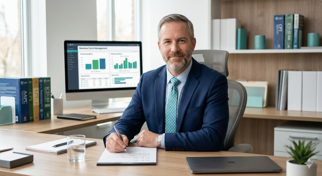 US-based AMRG revenue cycle management specialist ready to provide free RCM assessment for private medical practices